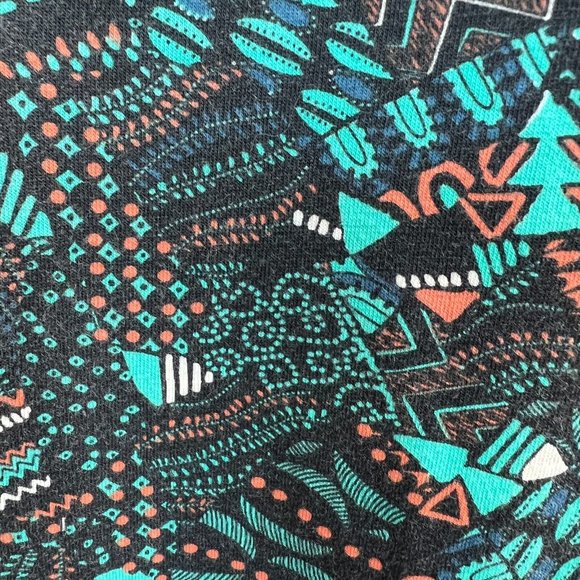 Coline‎ Mini Dress XXL Black Multicolor Sleeveless Printed Short Stretch - Picture 4 of 11